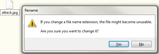 Example File Pop Up