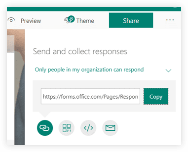 Send and Share Form